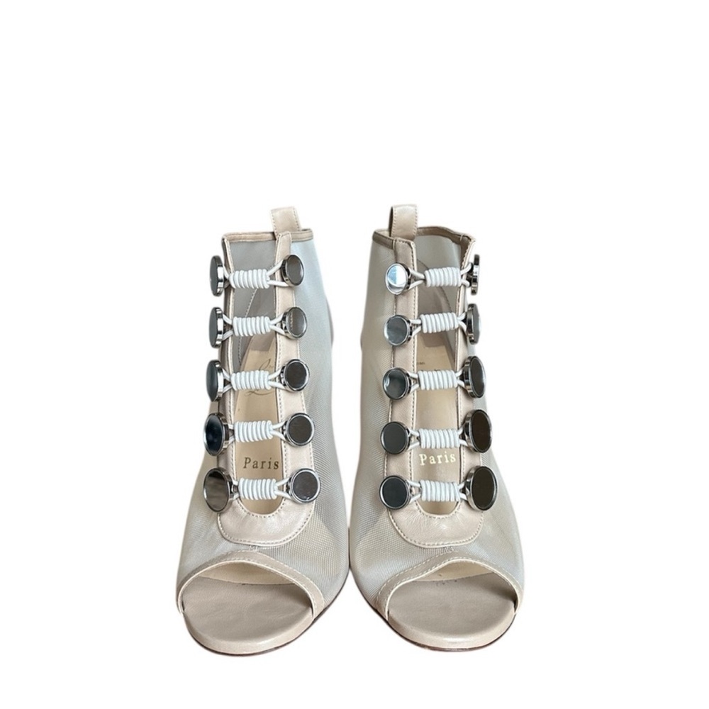 Christian Louboutin Marikat Mirror
accent mesh booties RETAIL 1,195 - Picture 6 of 10